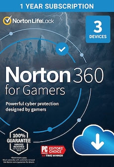 Norton 360 for Gamers (PC, Android, Mac, iOS) 3 Devices, 1 Year - NortonLifeLock Key - EUROPE