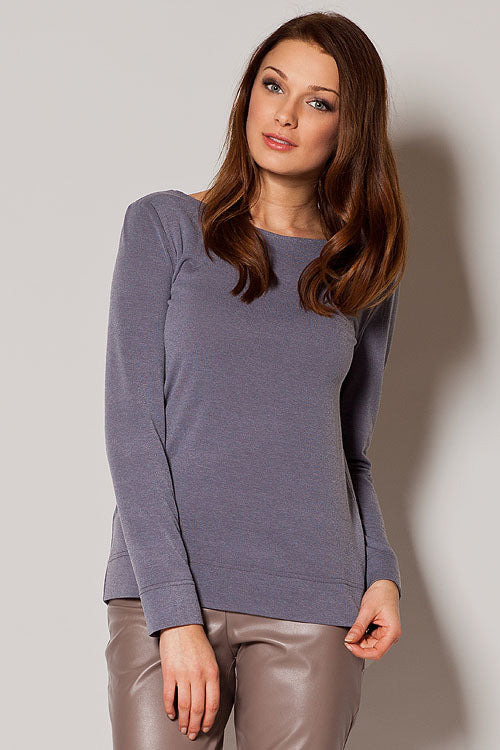 Pull femme Figl Chandail Chandail — gris