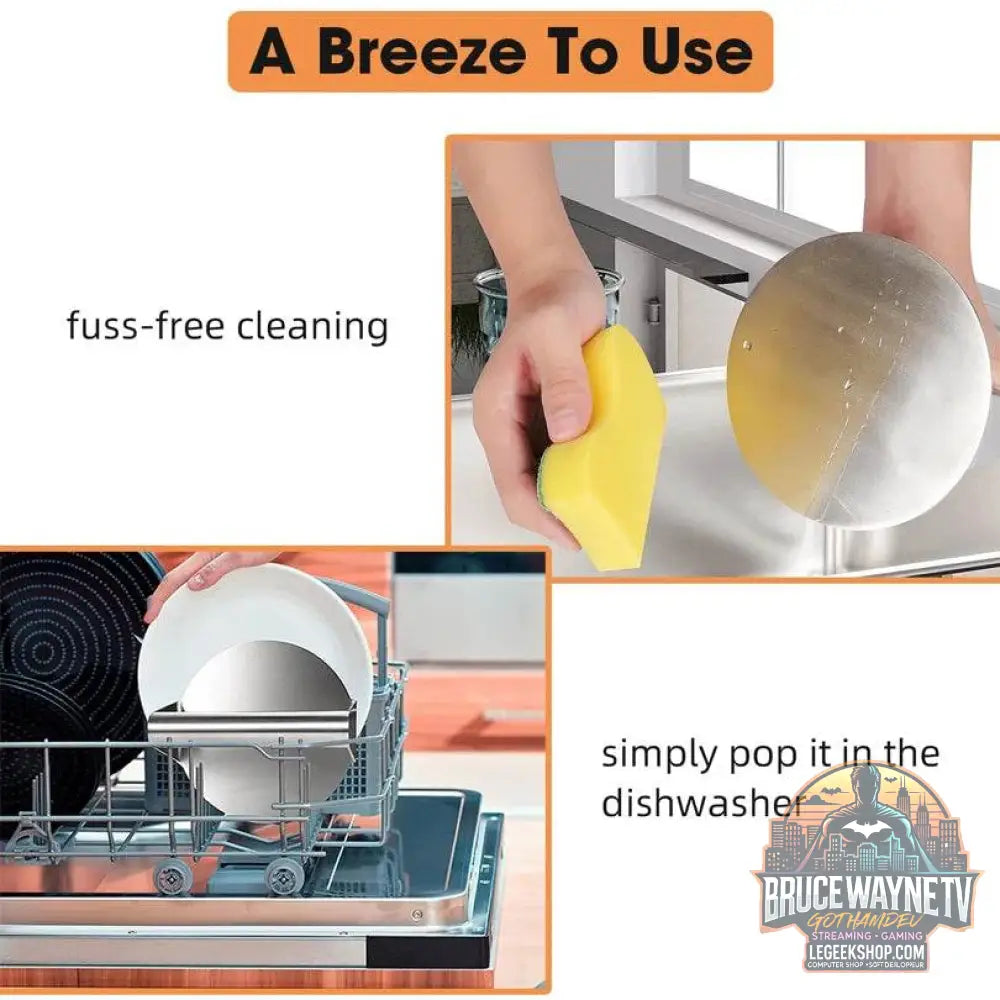 Presse à Hamburgers Acier Inox – Moule Circulaire Antiadhésif – Cuisine Maison - Legeekshop