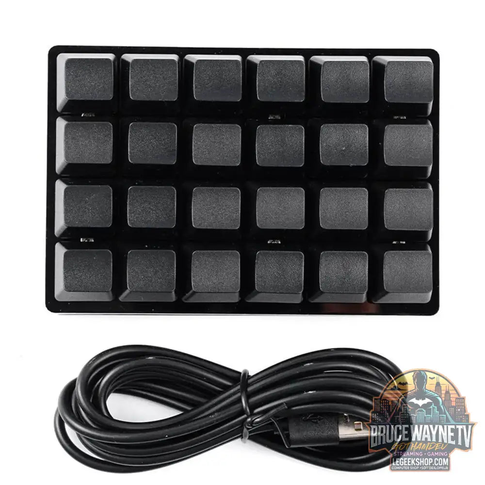 🎮 Mini Clavier Mécanique Programmable SayoDevice – USB | 2 à 24 Touches Macro - 24 Keys Black / China - clavier