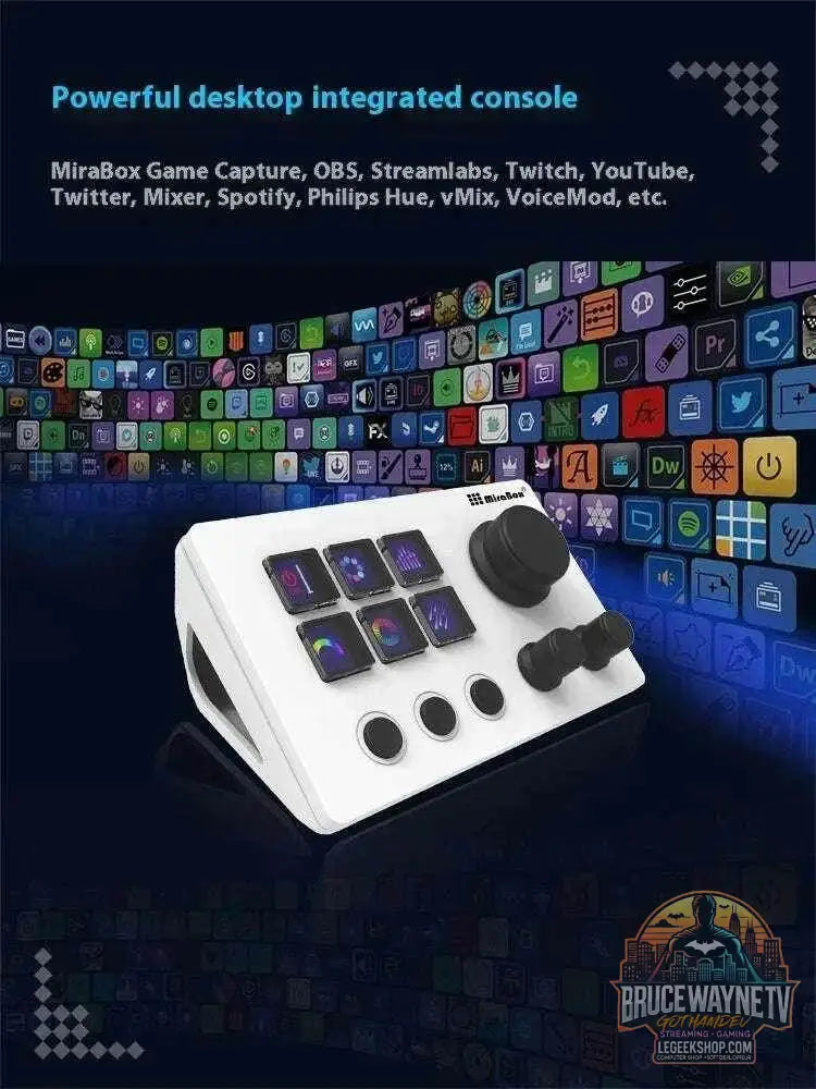 🎮 Clavier Macro Visuel Mirabox N3 – Streamdeck Personnalisable pour PC - Legeekshop