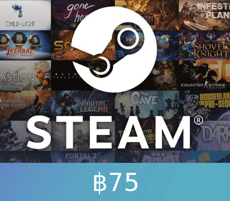 Steam Wallet THB 75 Gift Card