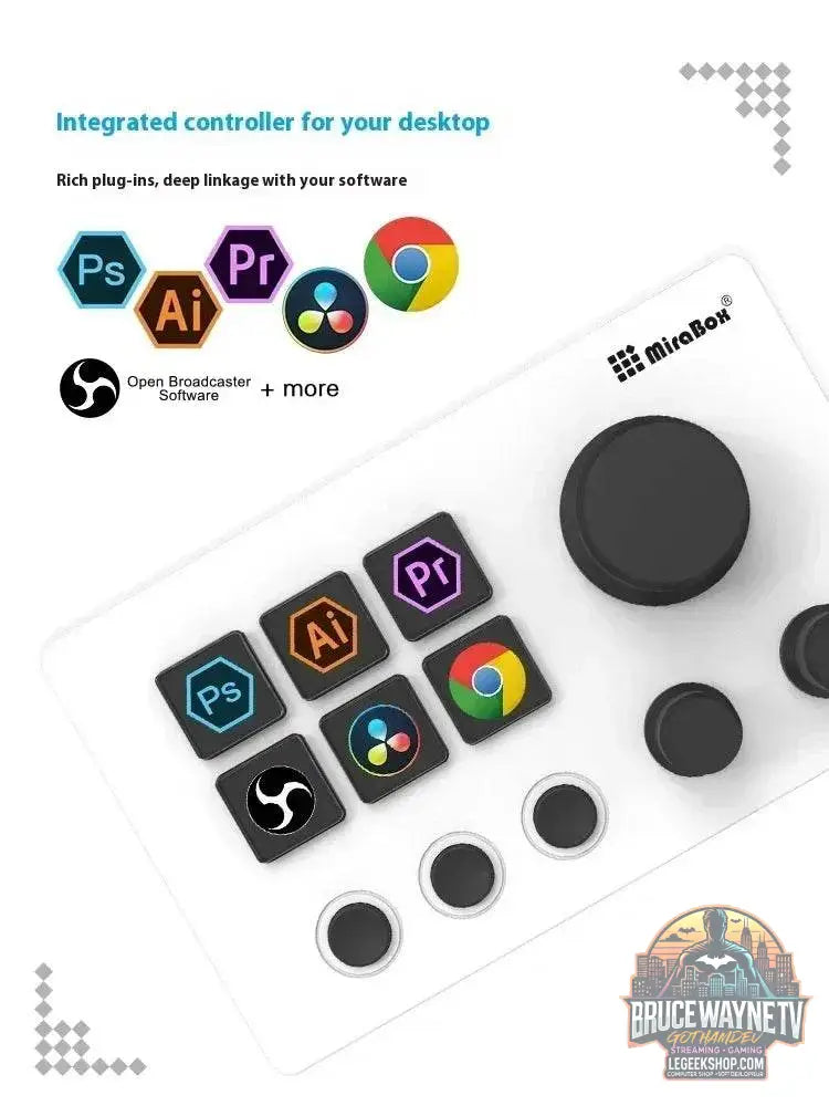 🎮 Clavier Macro Visuel Mirabox N3 – Streamdeck Personnalisable pour PC - Legeekshop