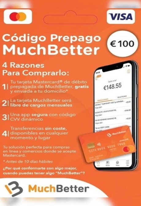 MuchBetter Voucher 100 EUR - MuchBetter Key - SPAIN