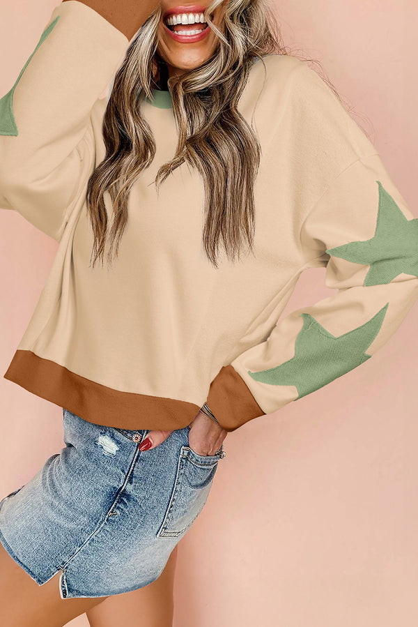 Sweat femme patchwork, oversized