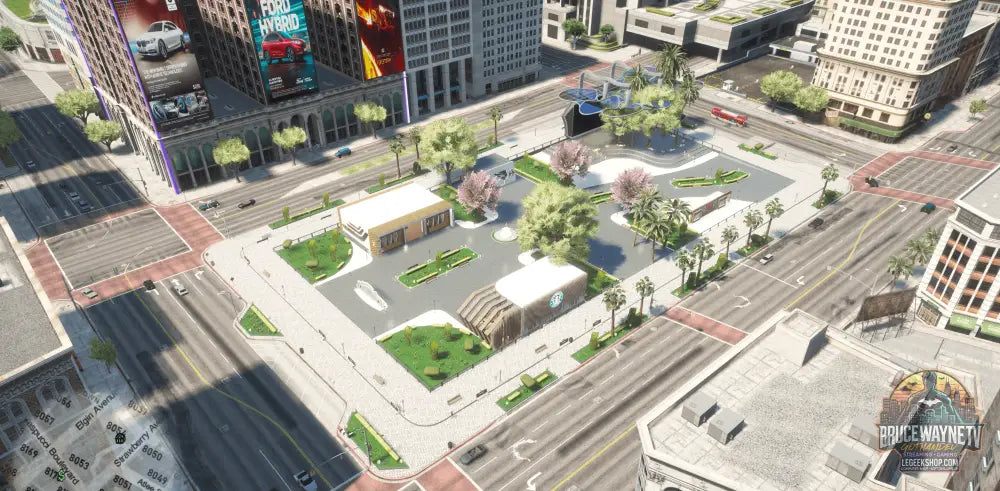 🏙️ MLO Mapping Place des Cubes FiveM - Boutique, Tattoo, Café | FiveM RP 🎮 - Legeekshop