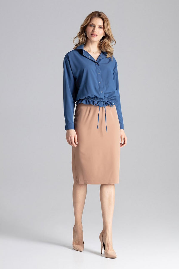 Blouse femme Figl — bleu marine