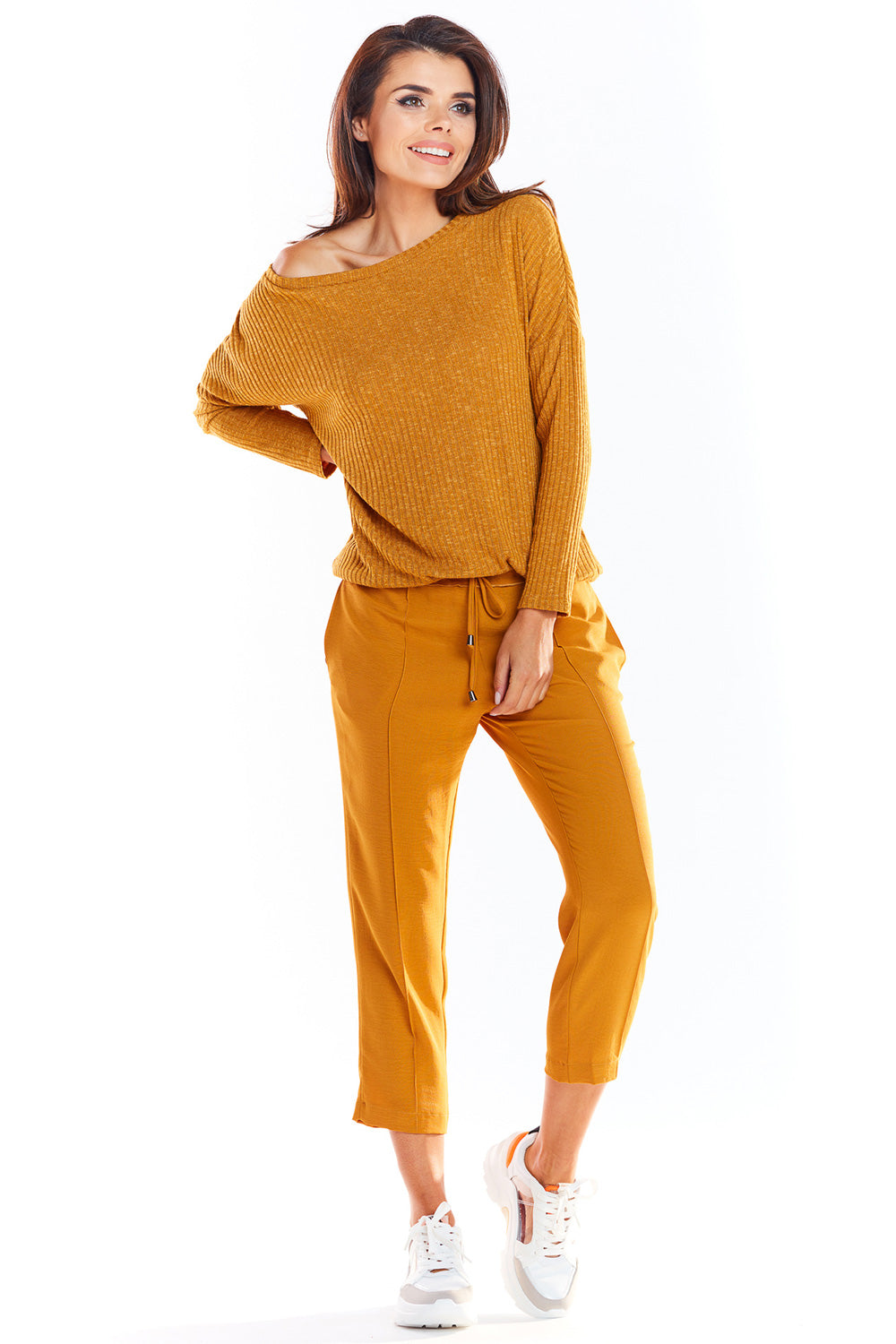 Pull femme awama Chandail Chandail — brun