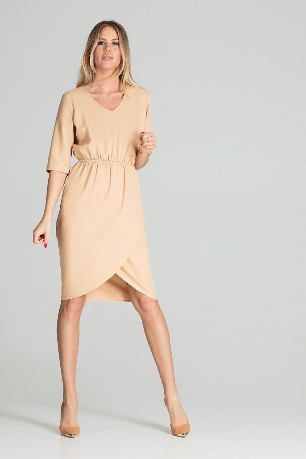 Robe femme Figl De Jour De — beige