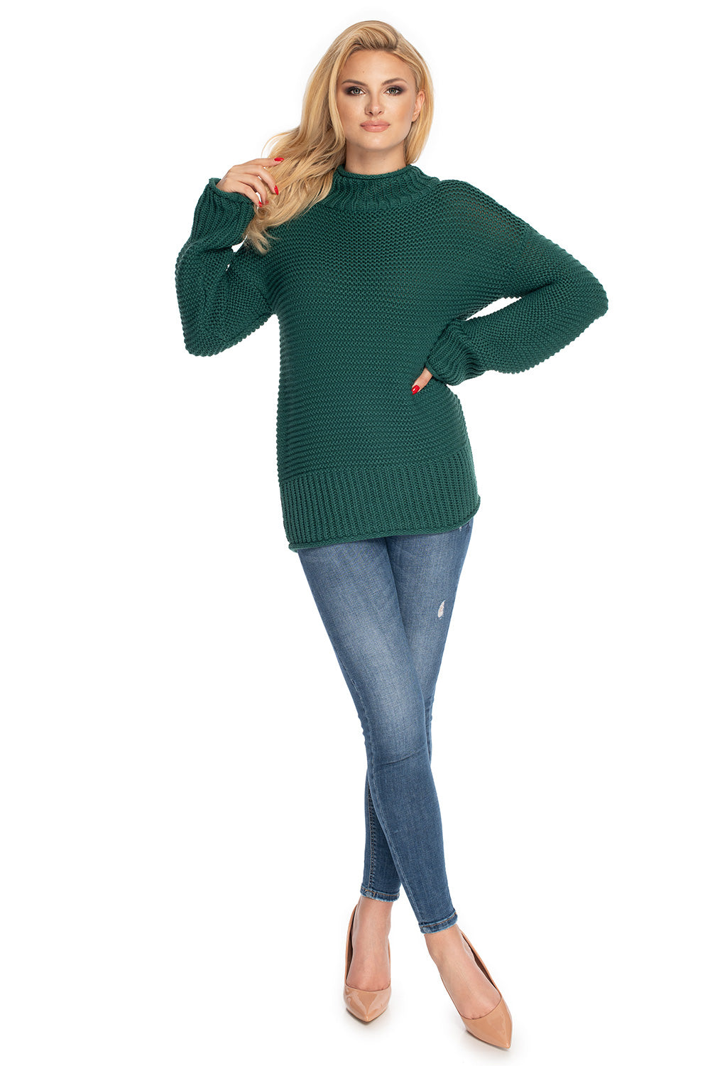 Pull femme PeeKaBoo Chandail Chandail — vert