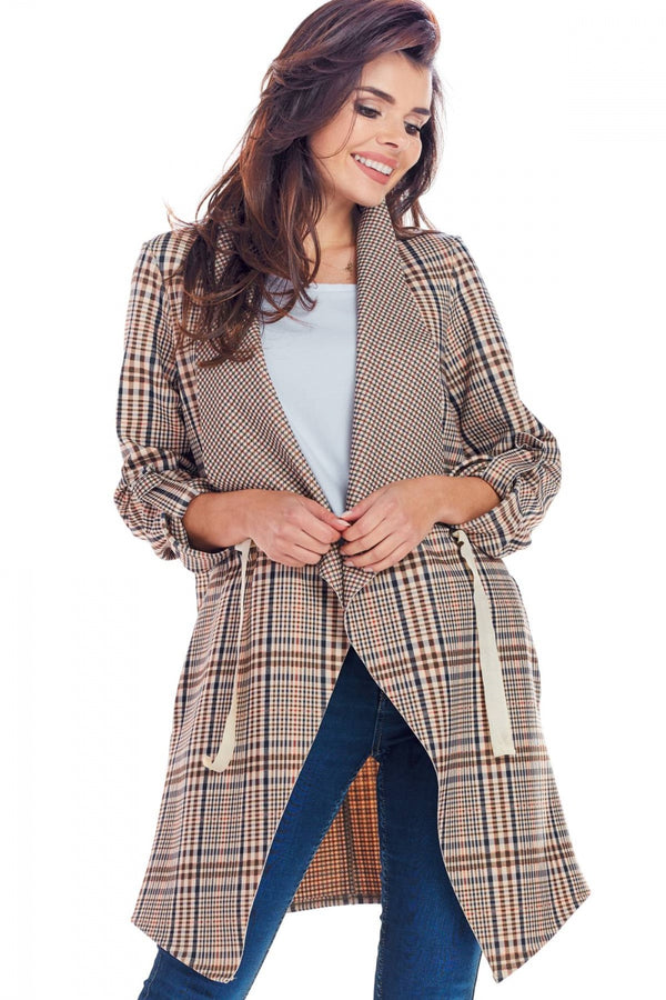 Blazer femme awama — brun