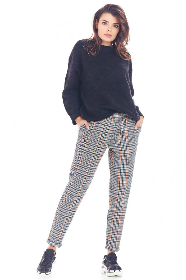 Chaussures à talons femme awama Pantalon Pantalon — bleu marine