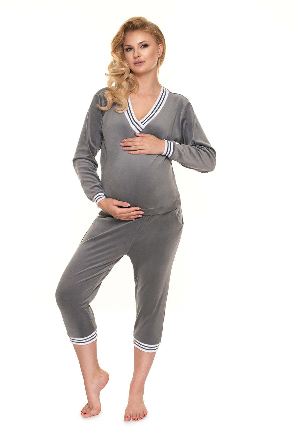 Ensemble lingerie femme PeeKaBoo — gris