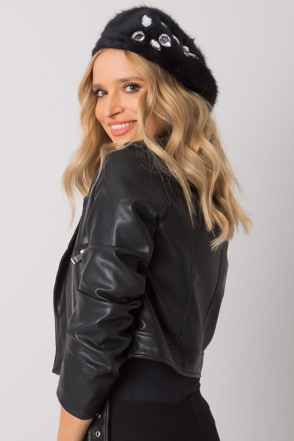 Béret femme AT — noir