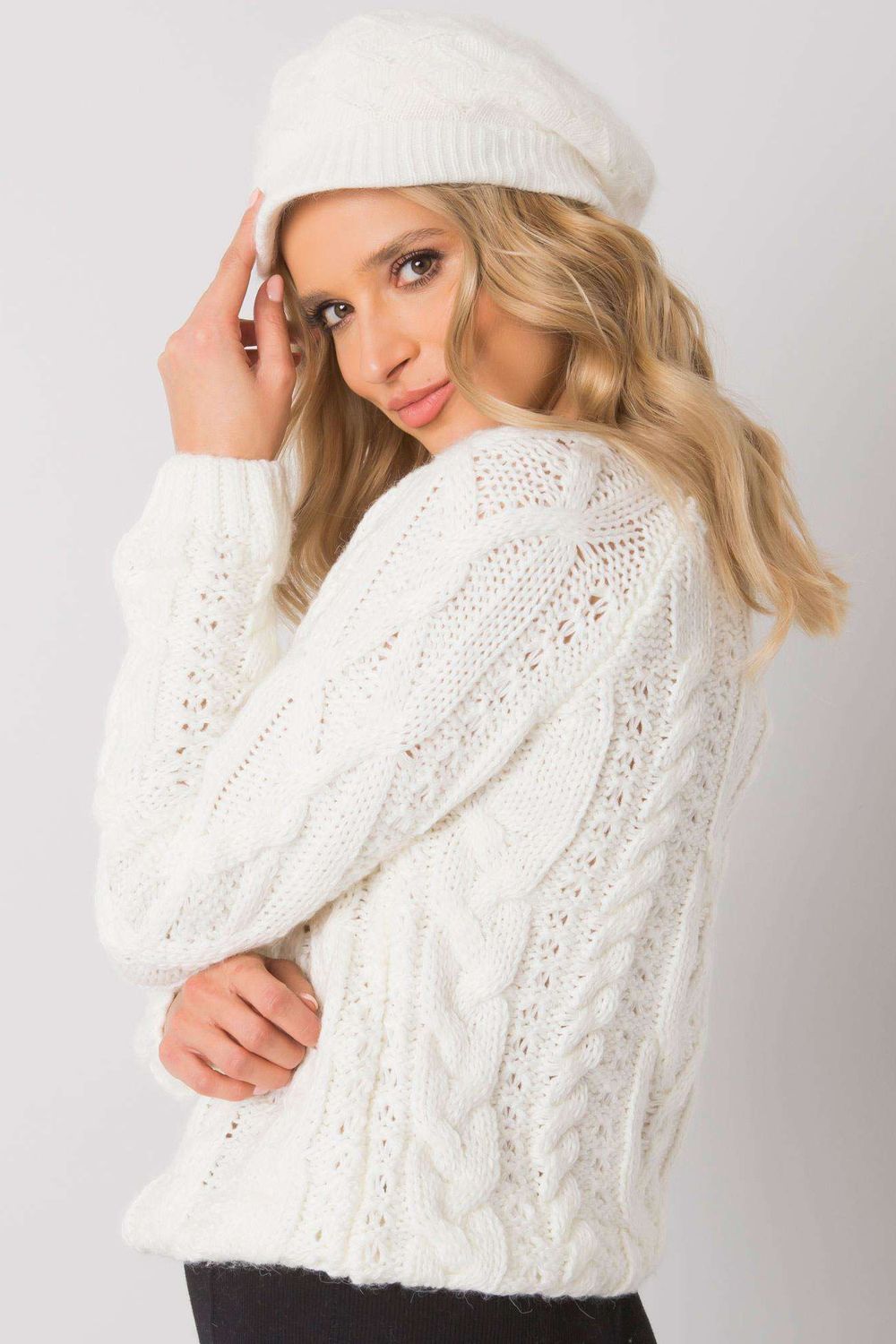 Bonnet femme AT — beige