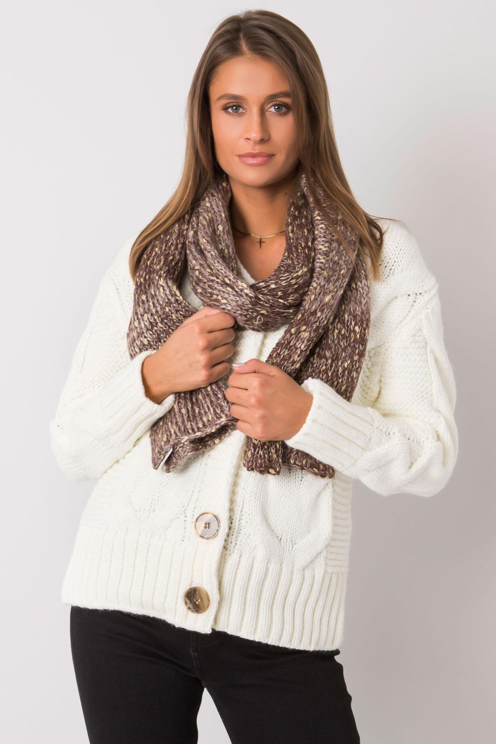 Châle femme AT — beige