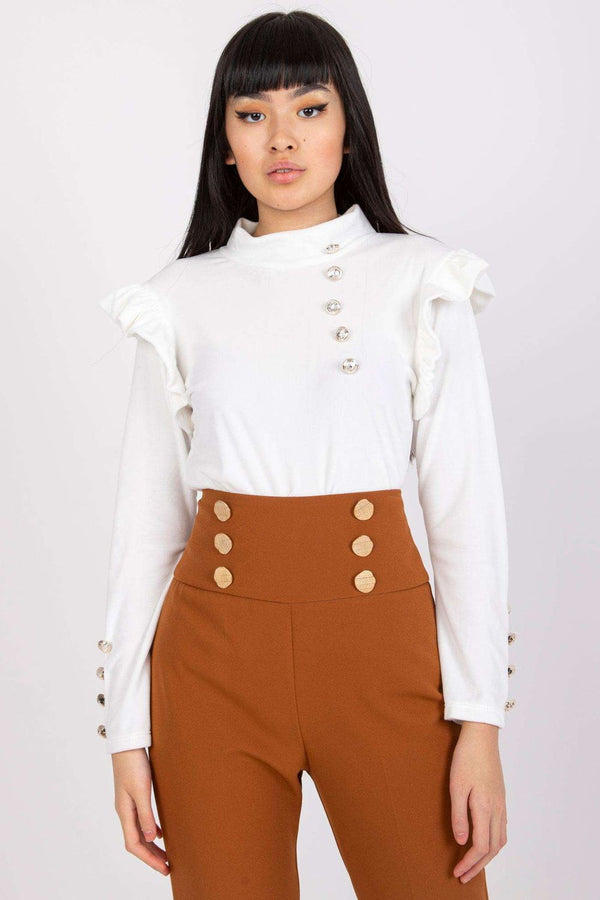 Blouse femme Italy Moda Chemisier Chemisier — blanc