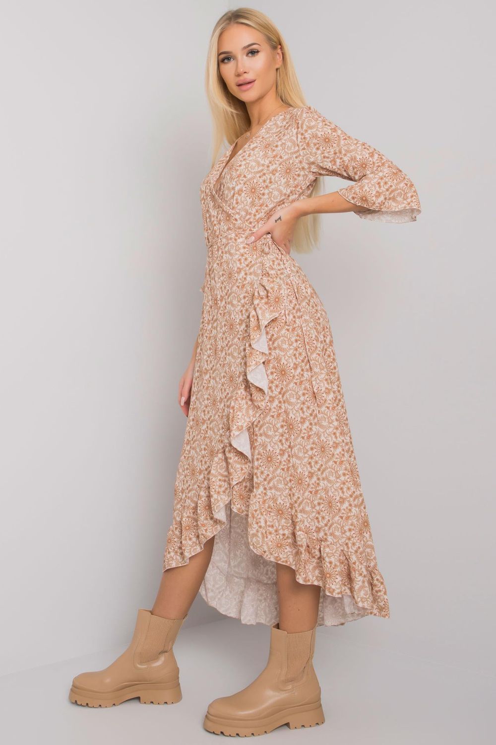 Robe femme Och Bella De Jour De — beige