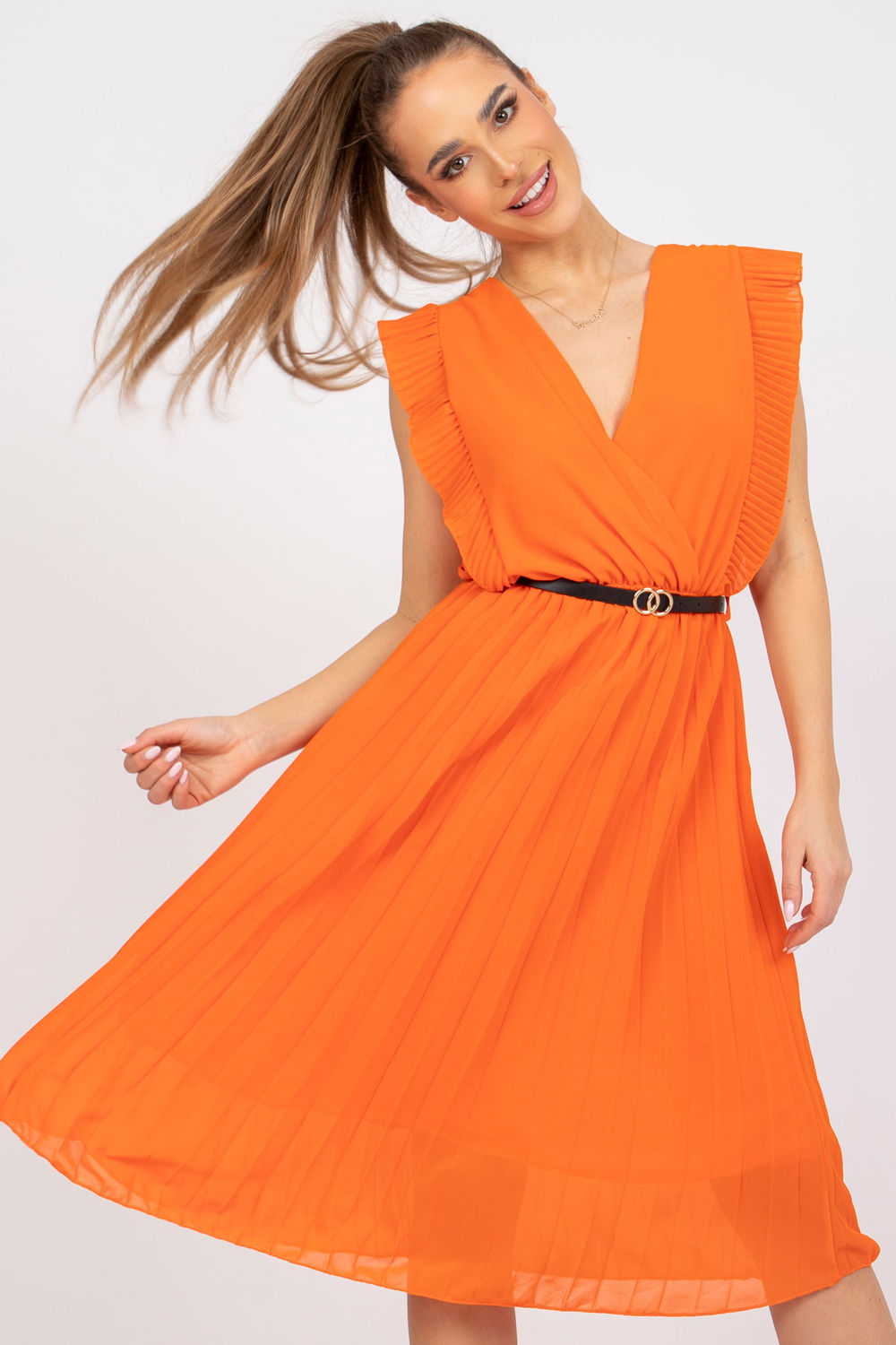 Robe femme Italy Moda De Jour De — orange