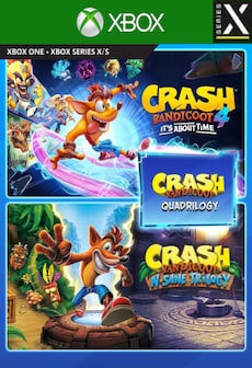 Crash Bandicoot - Quadrilogy Bundle (Xbox Series X/S) - Xbox Live Key - ARGENTINA