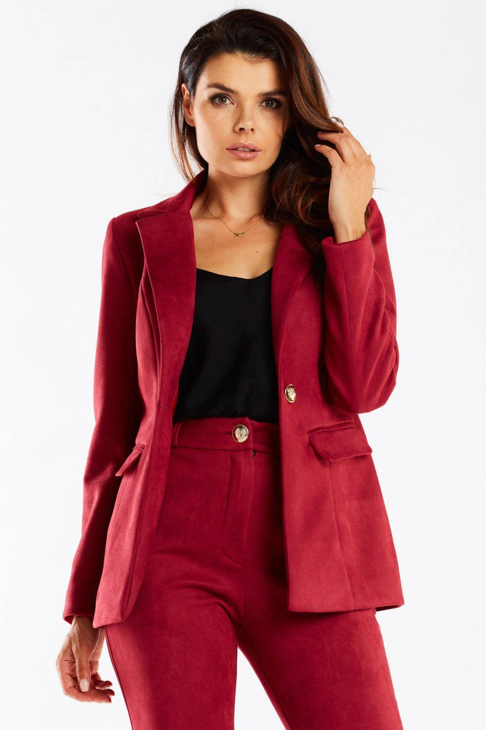 Blazer femme awama — rouge