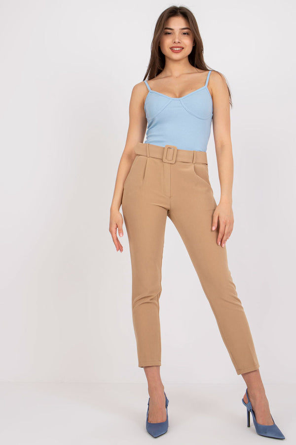 Chaussures à talons femme Italy Moda Pantalon Pantalon — brun
