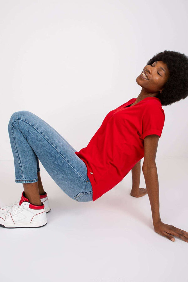 Blouse femme BFG T Shirt T — rouge