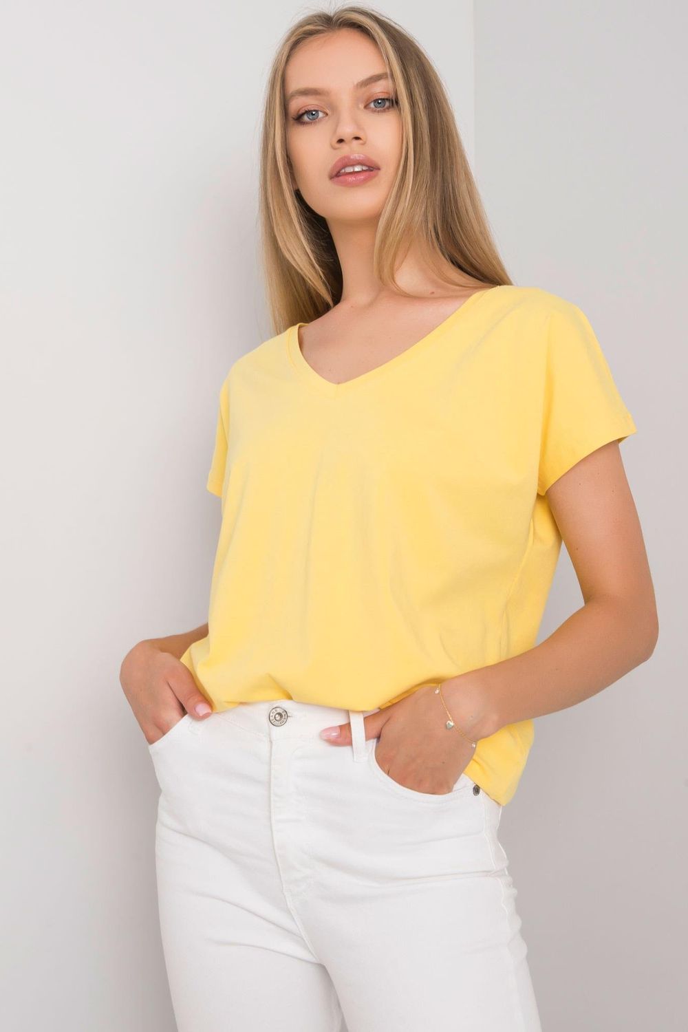 Blouse femme BFG T Shirt T — jaune