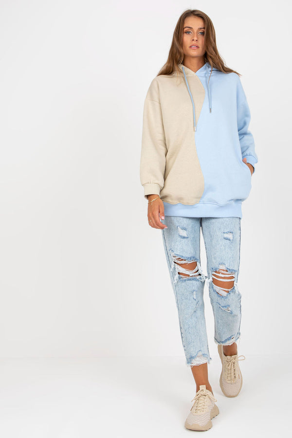 T-shirt femme Rue Paris Sweatshirt Sweatshirt — bleu