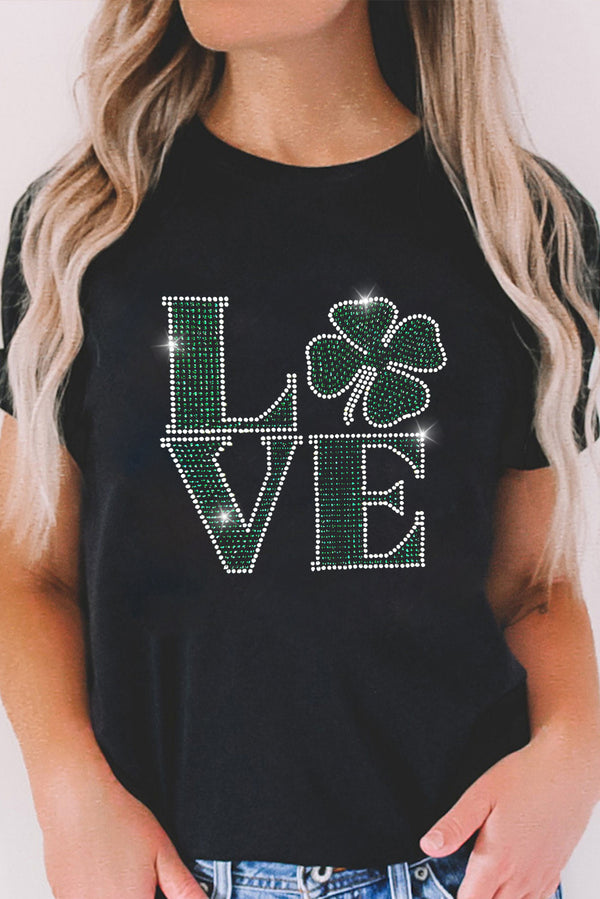 T-shirt femme strass