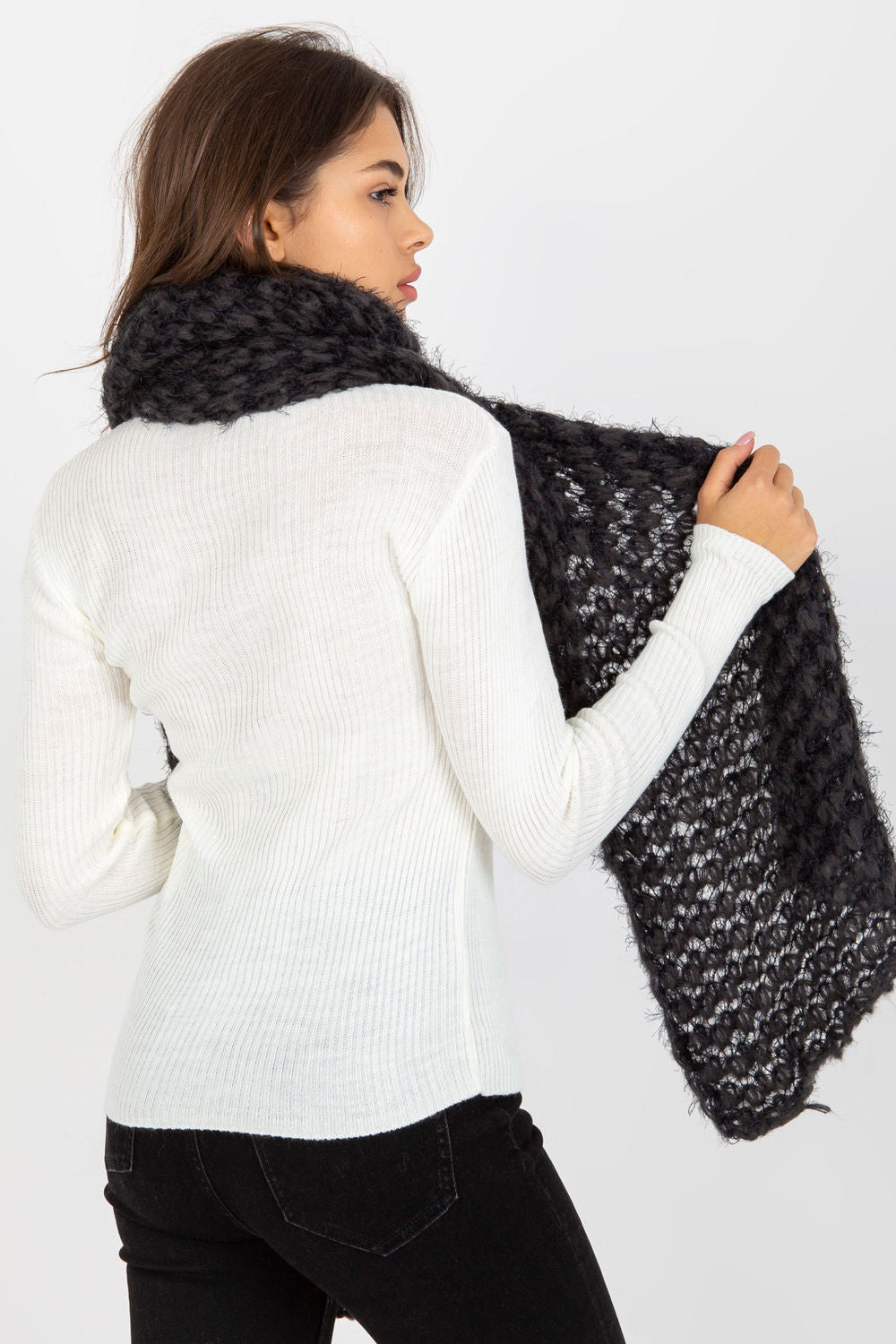 Châle femme AT — gris