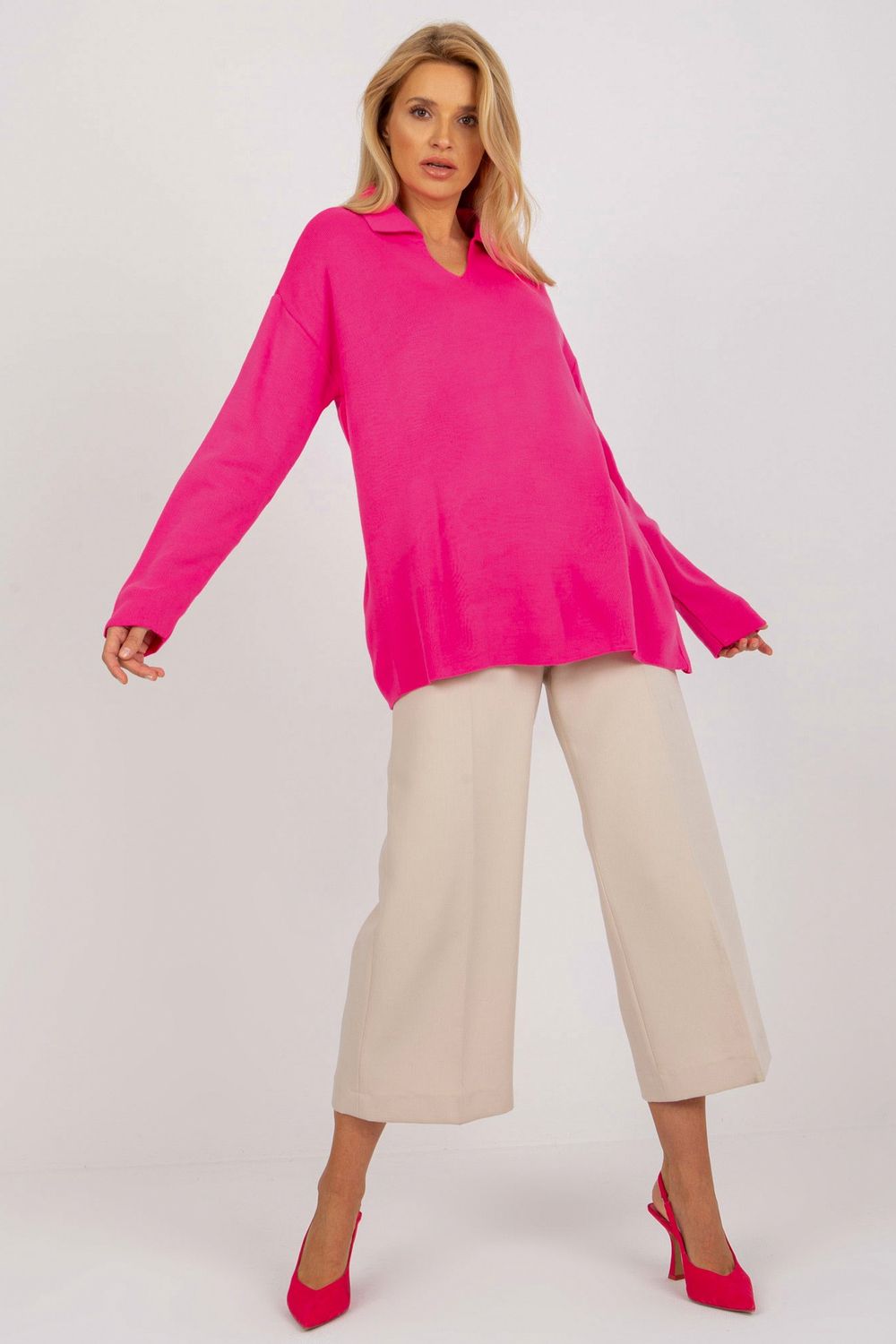 Pull femme Rue Paris Chandail Chandail — rosé