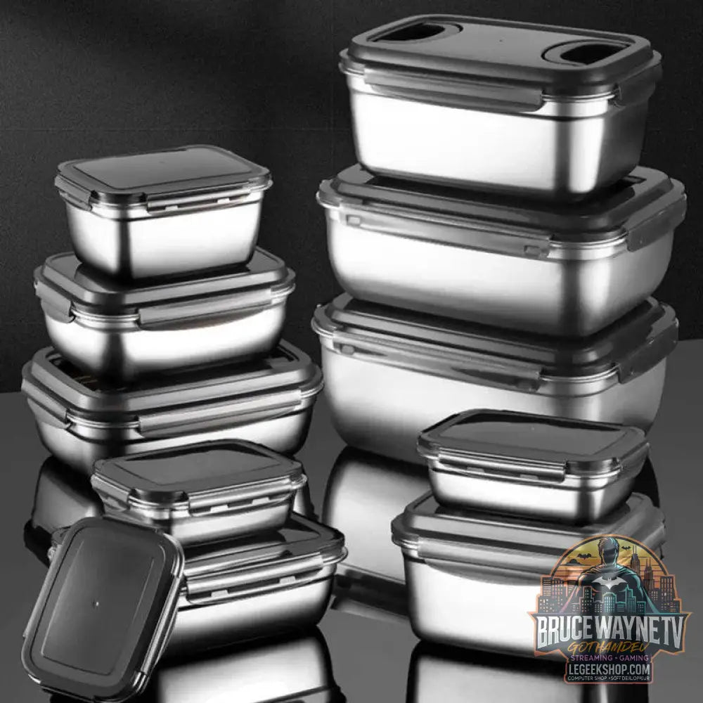 🥗 Boîte Alimentaire Inox 304 Hermétique | Lunch Box Bento Durable - Legeekshop