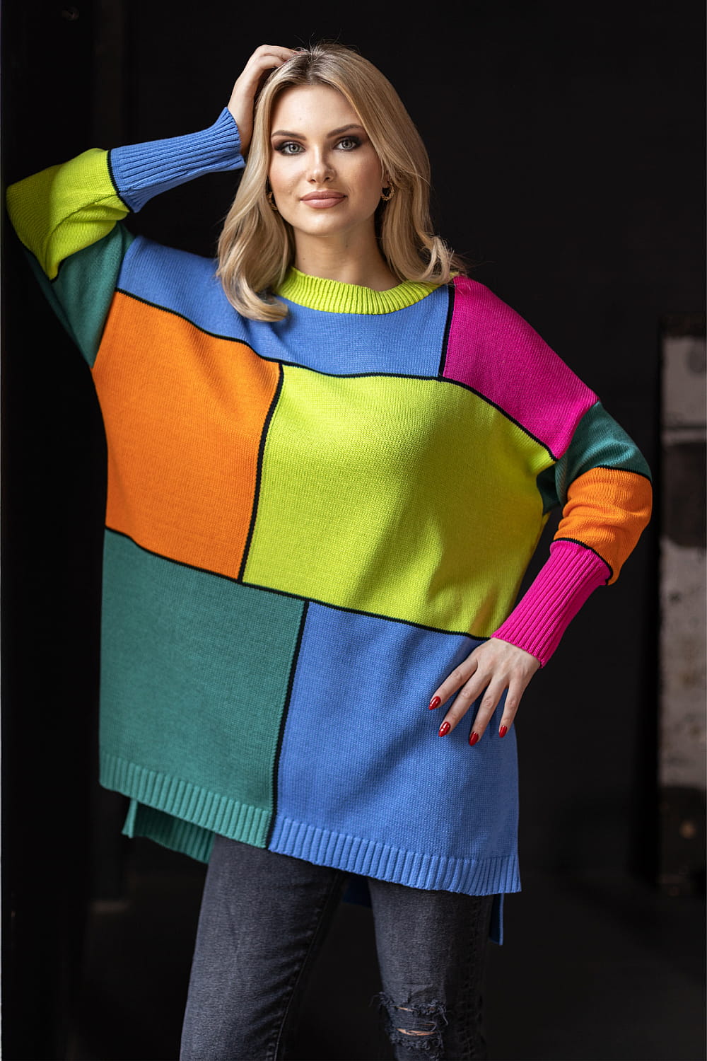 Pull femme PeeKaBoo Chandail Chandail — multicouleur