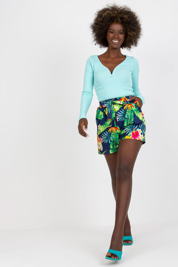 Chaussures à talons femme Rue Paris Shorts Shorts — bleu marine