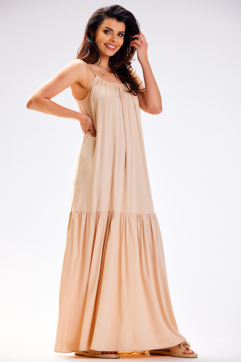 Robe femme awama De Jour De — beige