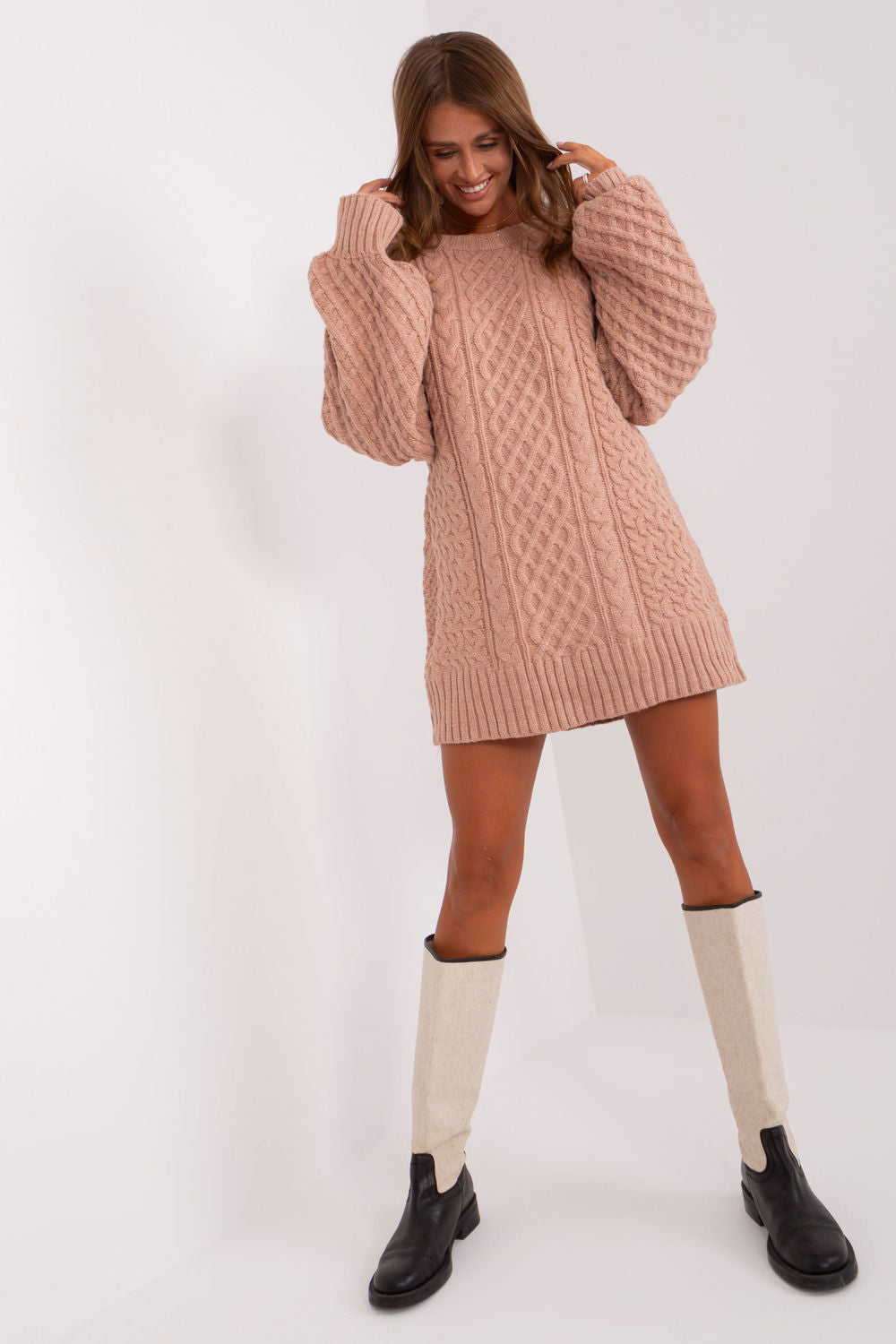 Pull femme AT Chandail Long Chandail — rosé