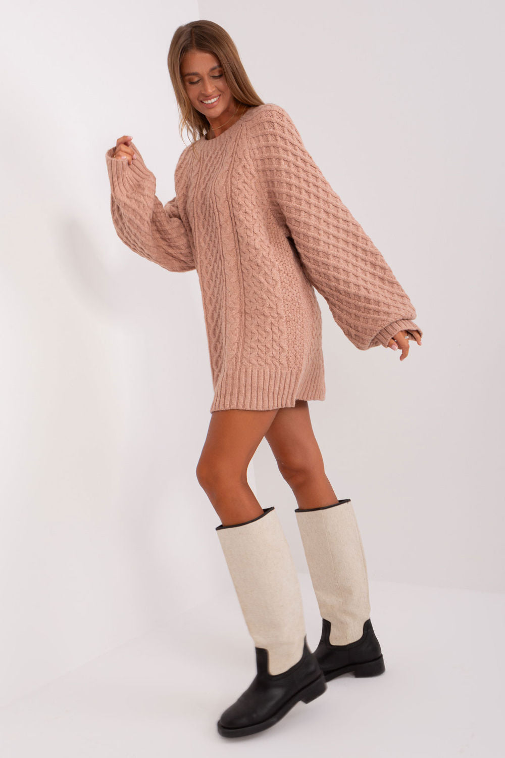 Pull femme AT Chandail Long Chandail — rosé