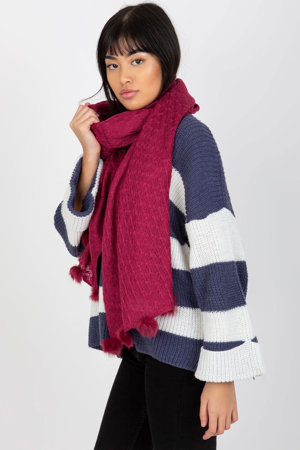 Châle femme AT — rosé