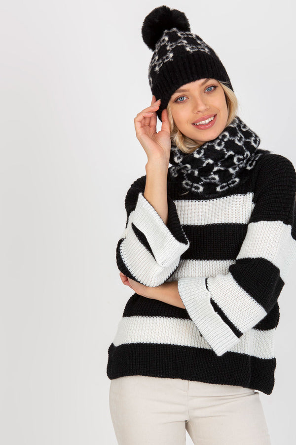Bonnet femme AT — noir