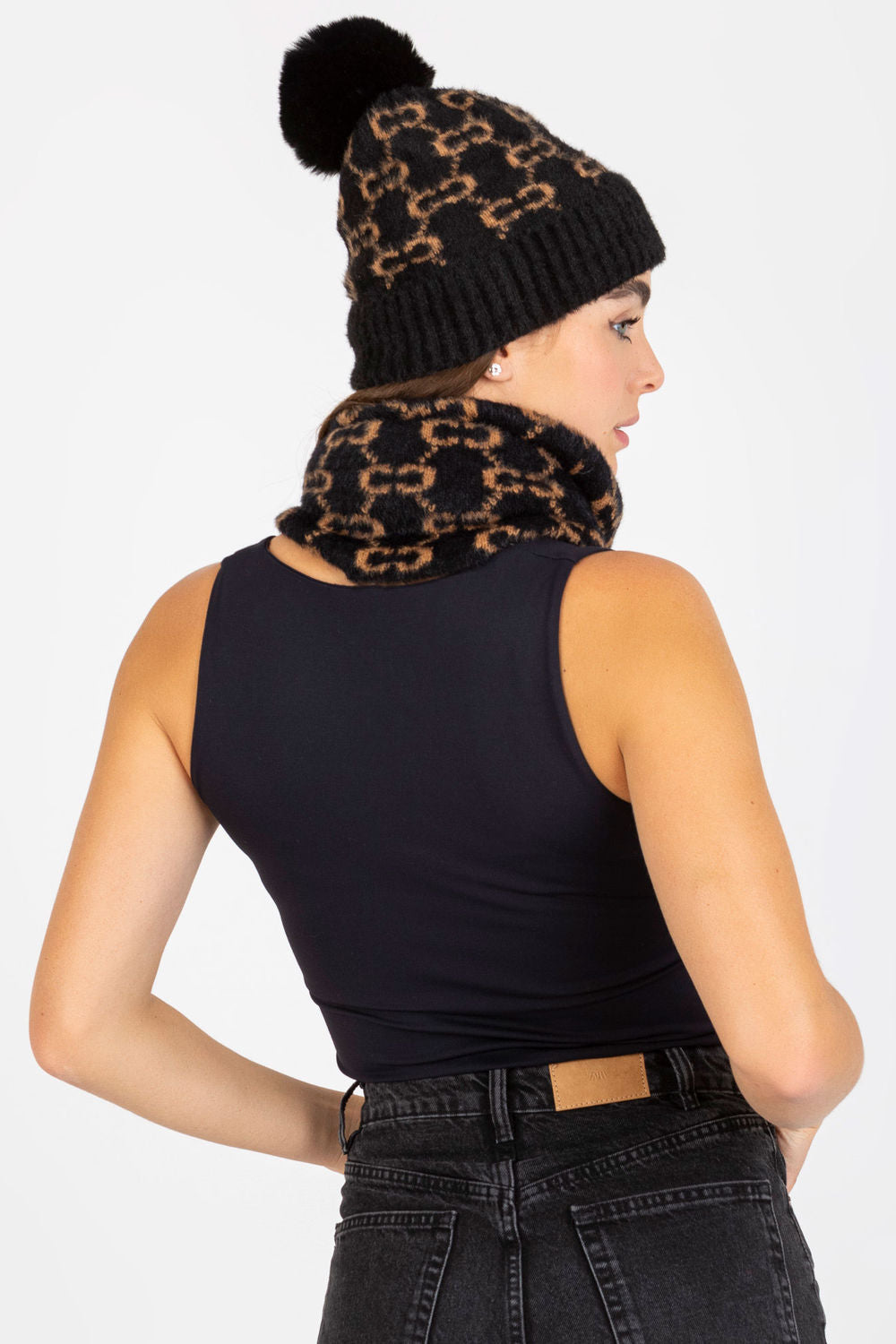 Infinity Écharpe femme AT — noir