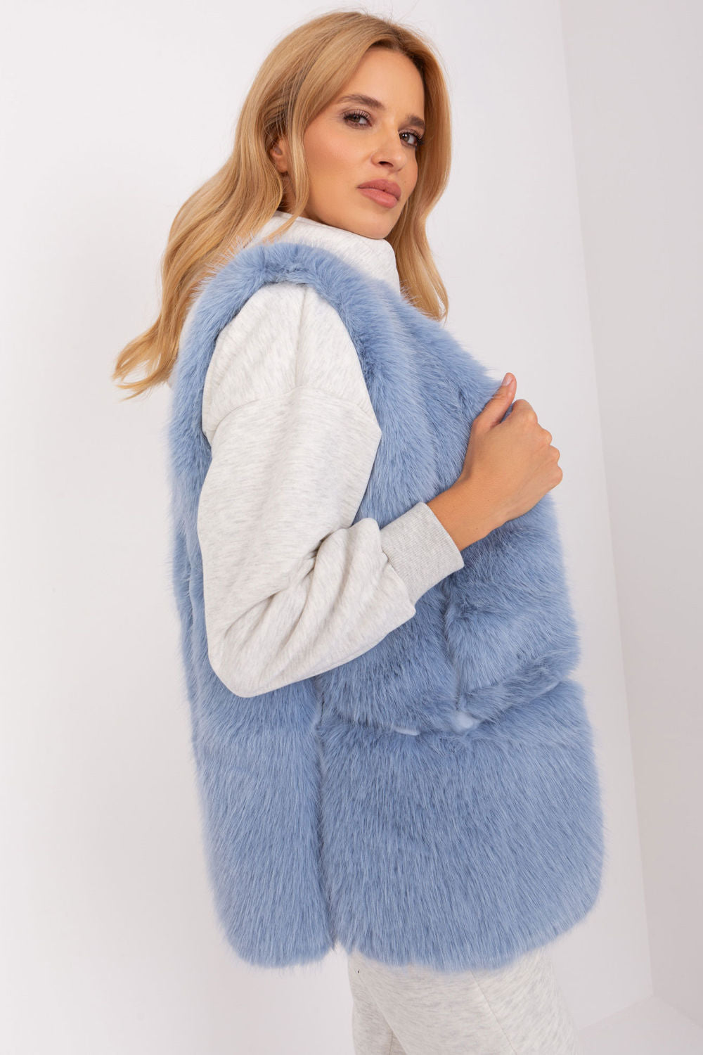 Gilet femme AT — bleu