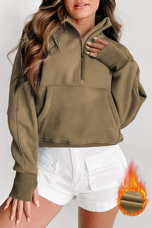 Sweat femme zip