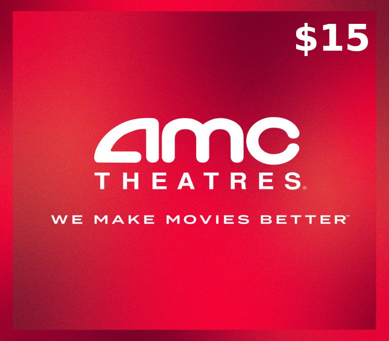 AMC Theatres $15 Gift Card