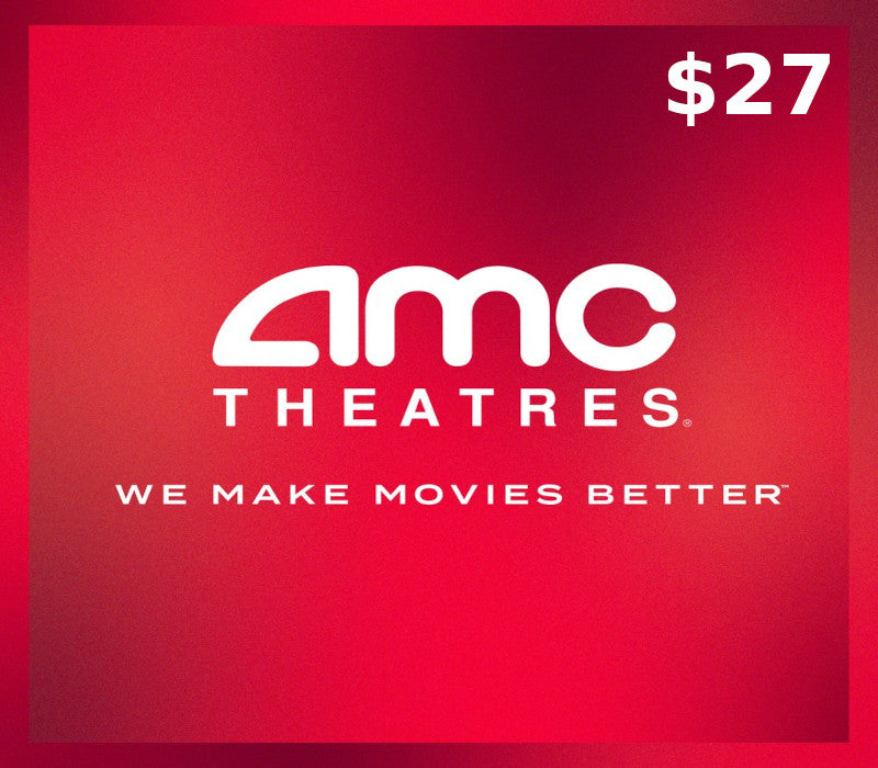 AMC Theatres $27 Gift Card