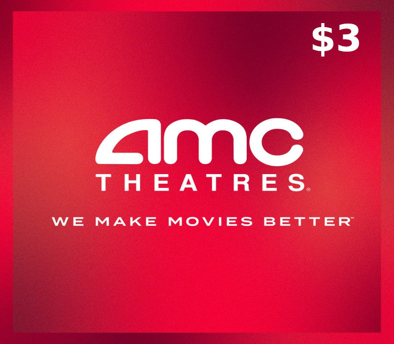 AMC Theatres $3 Gift Card