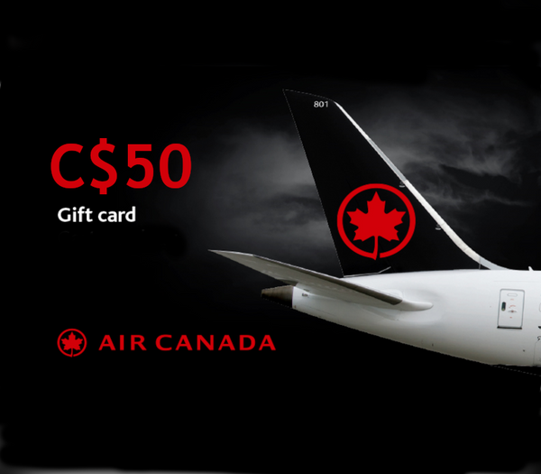 Air Canada C$ 50 Gift Card CA