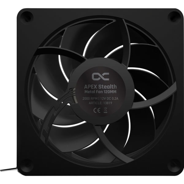 Alphacool Apex Stealth Metal 120mm Lüfter 2000rpm, Gehäuselüfter - Alphacool - vue 3