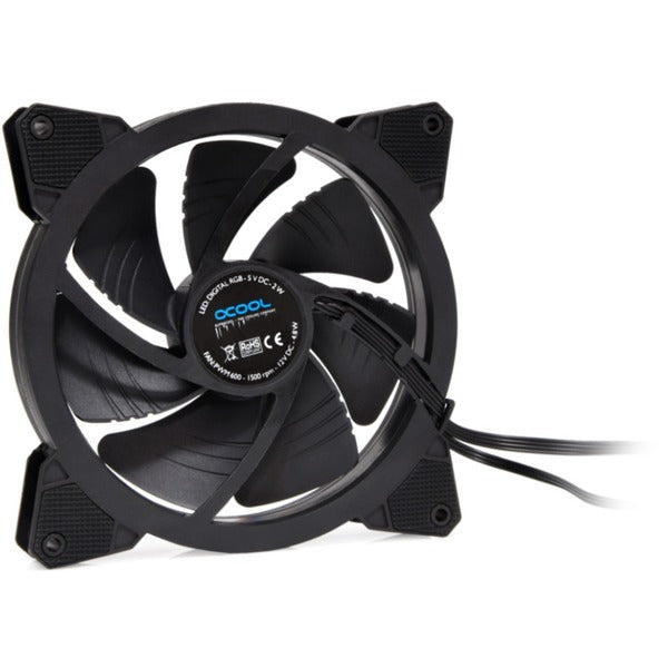 Alphacool Eiszyklon Aurora LUX PRO Digital RGB 140x140x25mm, Gehäuselüfter - Alphacool - vue 3