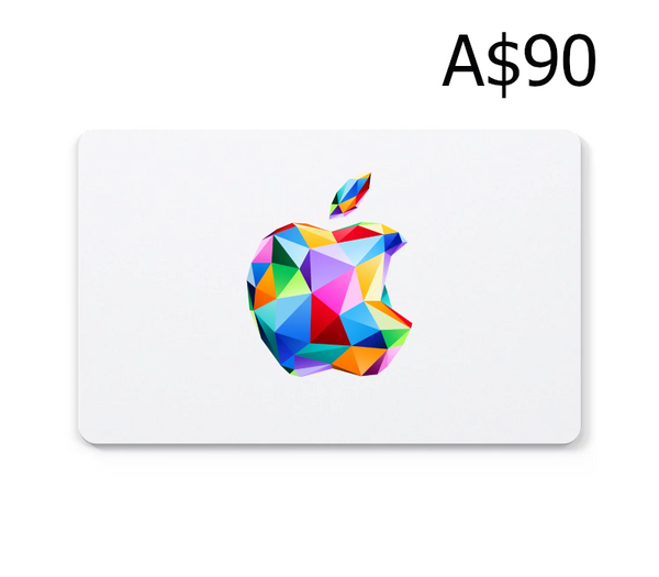 Apple A$90 Gift Card AU
